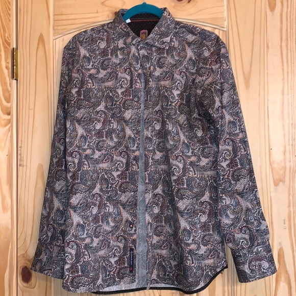 luchiano Visconti Other - Luchiano Visconti Paisley Shirt Size Medium